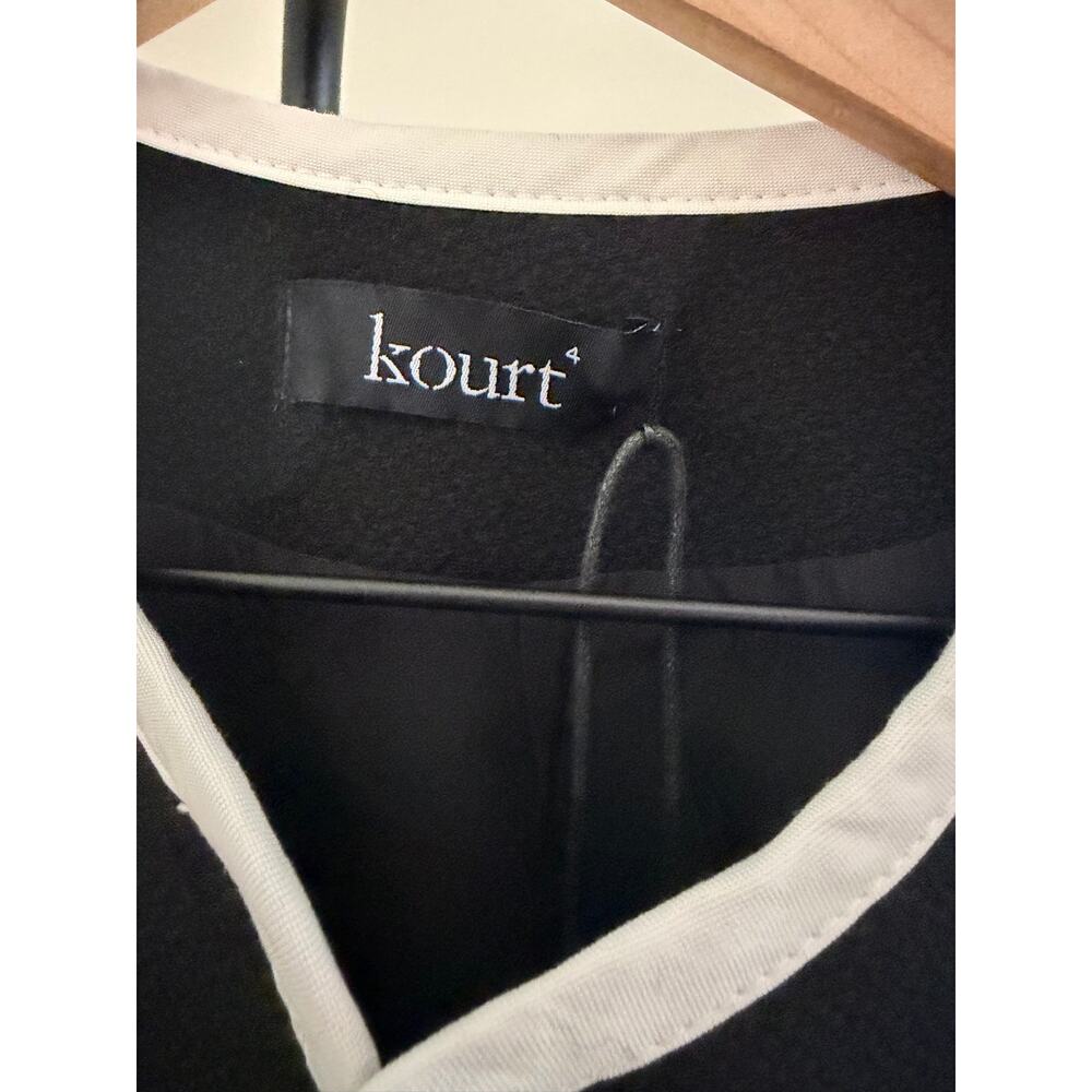New Kourt Adrienne black & white dress size 4 $147 - Picture 6 of 8